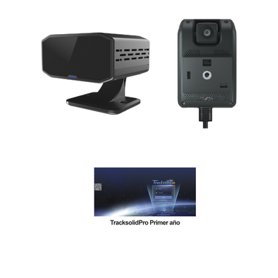 [N4-JC261DMSP-232863] KIT Dashcam con sistema de control ADAS (asistencia de manejo) y Camara DMS con IA (JC170) / Multiples alarmas /Comunicación dos vías / ideal para flotas vehiculares / Facil instalacio / Incluye primer año TrackSolidPro