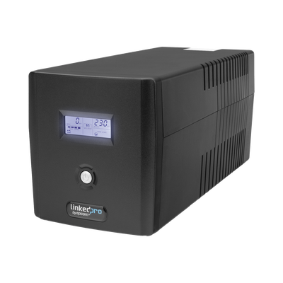 [N4-LP1200LCD-224735] UPS 1200VA/720W Pantalla LCD / Línea Interactiva 120Vca / 6 tomas 5-15R (4 Respaldadas) / Regulación de Voltaje / Protección RJ45