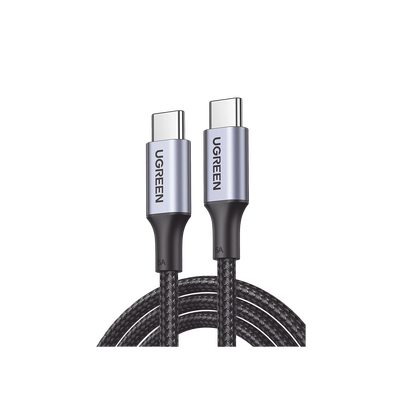 [N4-90120-228697] Cable USB-C a USB-C | 3 Metros | Carga Rápida de hasta 100W | Transferencia de datos 480 Mbps | PD3.0 | QC4.0/3.0/2.0 | FPC | AFC | Protección Integrada| Caja de Aluminio | Nylon Trenzado | Amplia Compatibilidad | Color Negro.