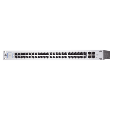 [N4-US-48-500W-78266] UniFi Switch PoE+/ Pasivo 24V, Administrable de 48 puertos 10/100/1000 Mbps, 2 puertos SFP Gigabit , 2 puertos SFP+ 10 G, 500W