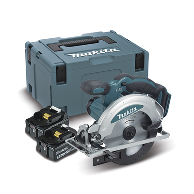 [N4-DSS611RFE-206338] Sierra Circular Inalámbrica de 18V, Diámetro de Disco 6-1/2in, 3700 Rpm , Incluye 2 Baterías Li-Ion de 3.0 Ah, Cargador y Maletín.