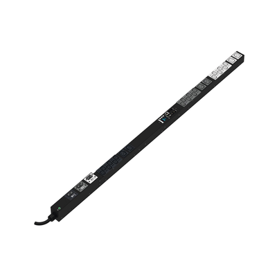[N4-P24D27M-192929] PDU Monitoreable (MI) para Distribución de Energía, Enchufe de Entrada NEMA L15-30P, Con 18 Salidas C13 y 6 C19, de Instalación Vertical, 20 Vca, 30 Amp