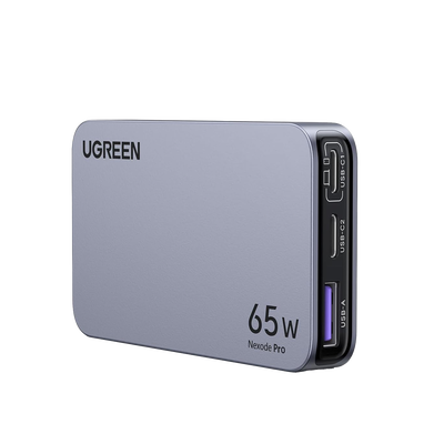 [N4-15817-224384] Cargador Ultra Slim 65W Nexode Pro| Diseño de Pared Plano | 3 Puertos de Carga Rápida | 2 USB-C | 1 USB-A | Tecnología GaNInfinity | PD3.1 de 65W / QC4.0 | Tecnología de Protección Térmica | Optimiza la Carga | Ca