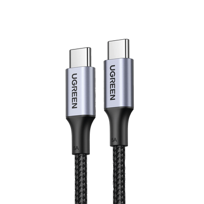 [N4-70429-231243] Cable USB-C a USB-C | 2 Metros | Carga Rápida de hasta 100W | Transferencia de datos 480 Mbps | PD3.0 | QC4.0/3.0/2.0 | FPC | AFC | Protección Integrada| Caja de Aluminio | Nylon Trenzado | Amplia Compatibilidad | Color Negro.
