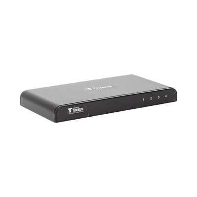 [N4-TT-314-PRO-88211] Divisor (Splitter) HDMI 4K de 1 Entrada a 4 Salidas (Simultaneas) / Soporta 4K×2K / Soporta hasta 4 equipos con conexión en Cascada / HDMI 3D  / HDR / HDMI 1.4 /  HDCP 1.4  / Audio PCM / Longitud del cable de entrada ≤30m y salida ≤25m.