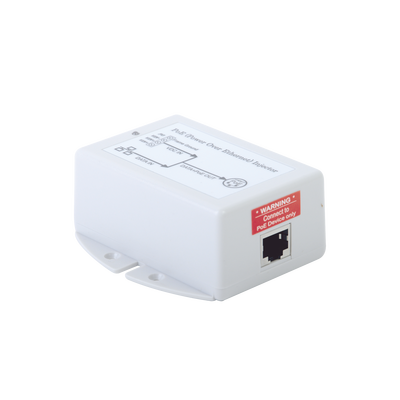 [N4-TP-1224G-72638] Inyector POE para Aplicación Solar, Entrada 9-36 Vcc, Salida Pasivo en 24 Vcc 10/100/1000 Mbps, Hasta 19 Watts