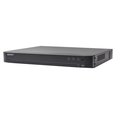 [N4-EV5008TURBO-97557] DVR 8 Megapixel / 8 Canales 4K TURBOHD + 8 Canales IP / 1 Bahía de Disco Duro / 4 Canales de Audio / 8 Entradas de alarma / Vídeoanálisis