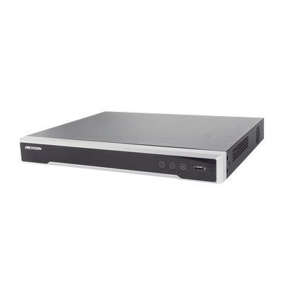 [N4-DS-7608NI-K2/8P-165265] NVR 8 Megapixel (4K) / 8 canales IP / 8 Puertos PoE+ / Soporta Cámaras con AcuSense / 2 Bahías de Disco Duro / Switch PoE 250 mts / HDMI en 4K