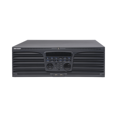[N4-DS-9664NI-I16-84978] NVR 12 megapixel (4K) / 64 canales IP / Soporta Cámaras con AcuSense  / 16 Bahías de Disco Duro / 2 Tarjetas de Red / Soporta RAID con Hot Swap / HDMI en 4K / Soporta POS
