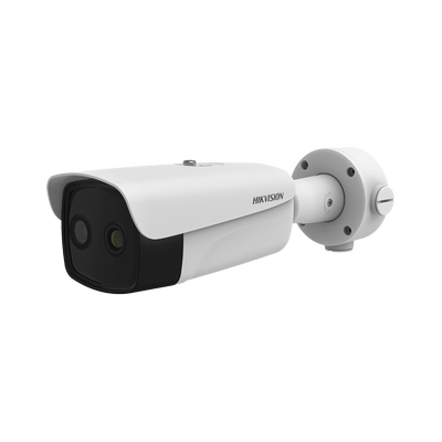 [N4-DS-2TD2637-25/QY-209890] Bala IP Térmica  384 X 288 / Lente 25 mm / Termométrica / Detección de Temperatura / Detección de Fuego / Exterior IP66 / MicroSD