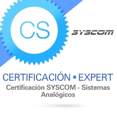 [N4-EXPERTCS-67391] Certificación SYSCOM. Sistemas Analógicos.