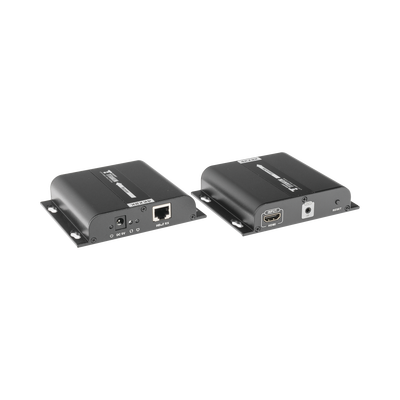 [N4-TT683-93438] Kit Extensor HDMI para distancias de 120 metros / Resolución 4K @ 30Hz / Cat 5e/6 / Soporta conexión Uno a Uno y Uno a Muchos / Hasta 253 Rx / HDbitT / Soporta control remoto del equipo fuente.