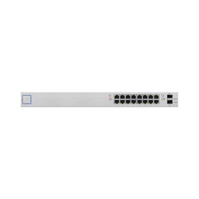 [N4-US-16-150W-85761] Switch UniFi administrable de 18 puertos (16 Gibabit PoE+ 802.3at/af y pasivo 24V + 2 SFP) 150 Watts