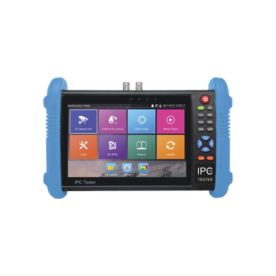 [N4-TPTURBO8MP-151449] Probador de Vídeo Android con Pantalla LCD de 7" para IP ONVIF / HD-TVI (8MP), HD-CVI (8MP) y AHD (5MP) / Wi-Fi, Scanner IP, WiFi, entrada HDMI
