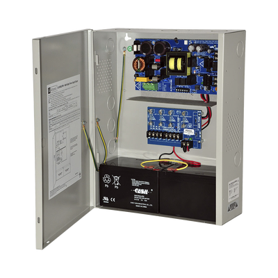 [N4-AL1024ULXPD4-221687] Fuente de alimentación de 24 Vcd@ 10 A / Con capacidad de baterías de respaldo / 1 salida / Requieren baterías / Voltaje de entrada de : 115 Vca.