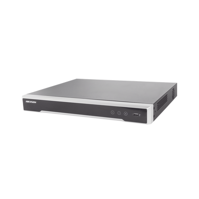 [N4-DS-7632NI-K2/16P-193509] NVR 8 Megapixel (4K) / 32 canales / 16 Puertos PoE+ / Soporta Cámaras con AcuSense / Hik-Connect / 2 Bahías de Disco Duro / Swtich PoE 300 mts / HDMI en 4K