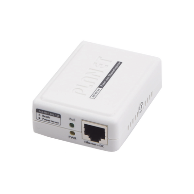 [N4-POE-152-65800] Inyector PoE 802.3af de 1 Puerto Gigabit 10/100/1000 Mbps (End-Span)