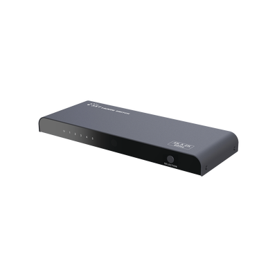[N4-TT501V2.0-144663] Switch Conmutador HDMI de 5 entradas a 1 salida / 4K @ 60Hz / HDMI 2.0 / HDCP 2.0 / HDMI 3D / Soporta audio estándar, DSD (Direct Stream Digital) y HD (HBR) / Diferentes modos de conmutación, Manual, Control Remoto y RS232.