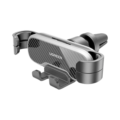 [N4-80539-229915] Soporte de Teléfono para Rendija de Ventilación | Tecnología Gravity Drive | Rotación de 360° | Suspensión por Goma | 5 Puntos de Sujeción | Compacto | Ajustable | Estable | Compatible con Rejilla de Ventilaci