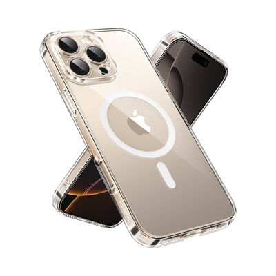[N4-45928-235508] Funda protectora magnética transparente UGREEN Classy para iPhone 16 Pro Max (transparente)