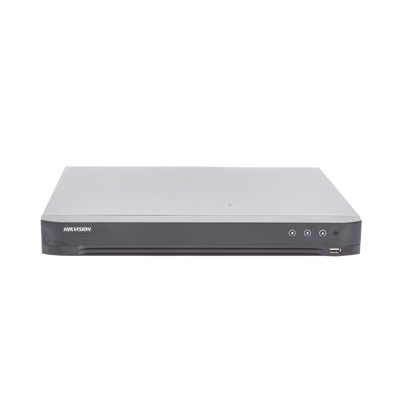 [N4-DS-7216HUHI-K2(S)-171928] DVR 8 Megapixel / 16 Canales 4K TURBOHD + 16 Canales IP / 2 Bahías de Disco Duro / 4 Canales de Audio / Audio por coaxitron / 16 Entradas de Alarma