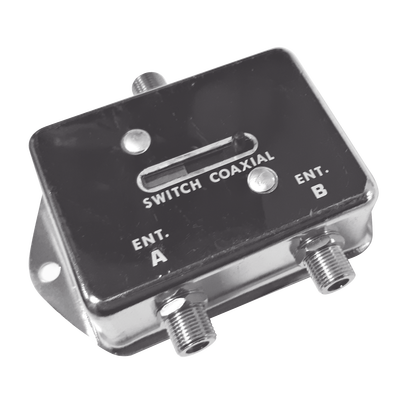 [N4-SWITCHAB-31742] Deslizable Interruptor Coaxial A-B para CCTV, 75 Ohm, 2 Entradas/ 1 Salida, F Hembras.