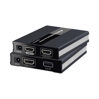 [N4-TT371KVM-159557] Kit extensor KVM ( Teclado, video, Mouse ) HDMI 1080P @ 60 Hz, 60 metros con cable CAT5e/6