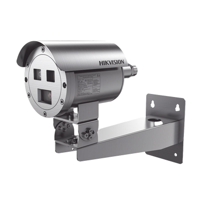 [N4-DS-2TD2528T-10/Q-221801] Bala IP Térmica Dual / Termico 9.7 mm (256 X 192) + Óptico 8 mm (4 MP) / Termométrica / Detección de Temperatura / IP68 / 30 mts IR / Antiexplosión / Anticorrosión