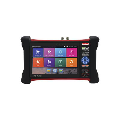 [N4-TPTURBO4K-150756] Probador de Vídeo Android con Pantalla LCD de 7" para IP ONVIF / HD-TVI 8MP (TurboHD) / Análogo, ONVIF, Wi-Fi, Scanner IP, WiFi, entrada HDMI