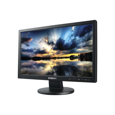 [N4-SMT-2233-91778] Monitor Profesional FULL HD LED de 22" con cristal templado ideal para Videovigilancia / Uso 24/7 / Resolución 1920x1080 / Entradas de video HDMI, VGA y BNC.