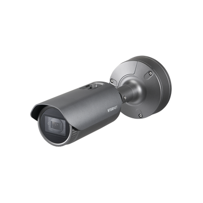 [N4-XNO-6080R-95315] Cámara IP Tipo Bala Antivandálica 2MP / Lente Motorizado 2.8-12mm / IR 50M / WDR 150db / H.265 & WiseStream II