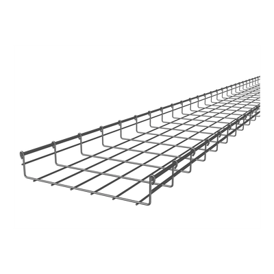 [N4-CH-66-650EZ-77223] Charola tipo malla 66/650 mm, con acabado Electro Zinc,  tramo 3 m