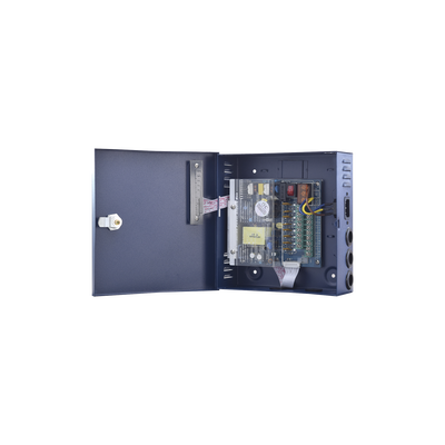 [N4-PLK-12-DC-8A-77680] Fuente de alimentación profesional de 12-15 Vcc @ 8 Amper ; para 8 cámaras, voltaje de entrada : 96-264 Vca