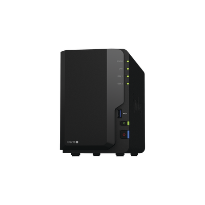 [N4-DS218PLUS-141999] Servidor NAS de escritorio con 2 bahías / Hasta 24 TB / Hasta 6GB RAM / Hasta 25 cámaras