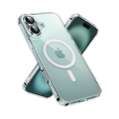 [N4-45925-235505] Funda protectora magnética transparente UGREEN Classy para iPhone 16 (transparente)