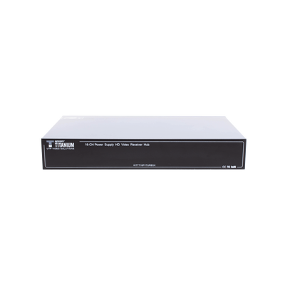 [N4-KIT-TT16PVTURBOX-RX-191332] (SOLO RECEPTOR) TRANSCEPTOR ACTIVO DE 16 CANALES / VIDEO+PODER en un solo Cable UTP / 150 metros en 4K, 200 metros en 5 MP/ Envía 36 Vcc y Recibe 12 Vcc / TODO INCLUIDO PARA RACK / HD-TVI/CVI/AHD/CVBS / SIN RUIDO / INSTALACIÓN LIMPIA.