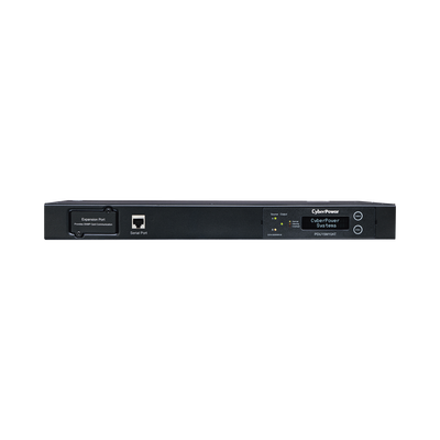 [N4-PDU15M10AT-151006] PDU ATS (Fuente Redundante Auto-transferible) Medible, Para Distribución de Energía, 2 Entradas 120 Vca NEMA5-15P, Con 10 Salidas NEMA 5-15R, Horizontal 19in, 1UR