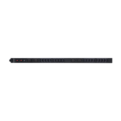 [N4-PDU30BVHVT20F-164245] PDU Básico para Distribución de Energía, Entrada 200-230 Vca NEMA L6-30P, Con 16 Tomas C13 y 4 C19, de Instalación Vertical, 30 Amp, 220 Vca