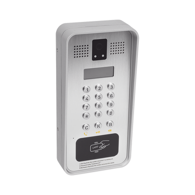 [N4-I33V-170911] Video portero IP/SIP Con Cámara y pantalla LCD, 2 Relevadores Integrados (entrada y salida), Onvif y lector de tarjetas RFID, puerto WIEGAND (entrada).