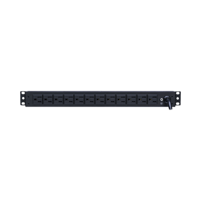 [N4-PDU15B2F12R-155417] PDU Básico Para Distribución de Energía, Con 12 Tomas NEMA 5-15R Traseras y 2 Tomas 5-15R Frontales, 1UR, 15 Amp, 120 Vca