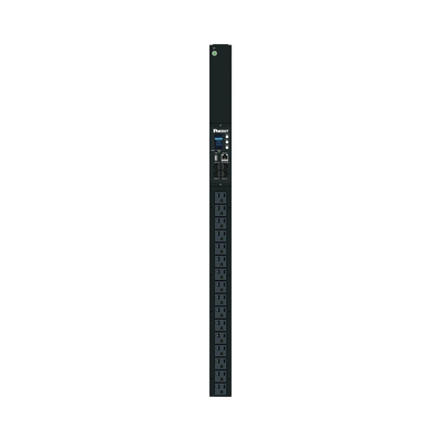 [N4-P16D20M-191070] PDU Monitoreable (MI) para Distribución de Energía, Enchufe de Entrada NEMA 5-15P, Con 16 Salidas NEMA 5-20R, de Instalación Vertical, 120 Vca, 15 Amp