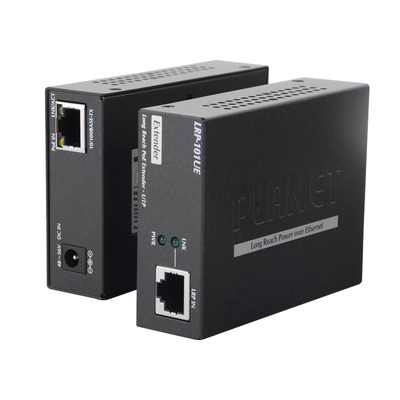 [N4-LRP-101U-KIT-77008] Kit Transmisor y Receptor PoE de Largo Alcance sobre UTP a 2 hilos hasta 500m
