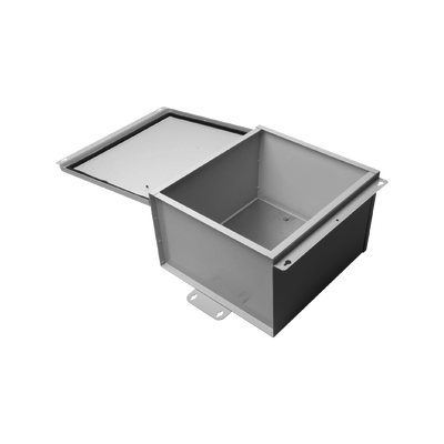 [N4-EI-PC-4040-25-190641] Gabinete de Telecom. de Acero Galvanizada con Plato Interior (400 x 400 x 250 mm). SE PUEDE PONER CANDADO.