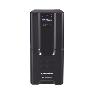 [N4-PR3000LCD-82108] UPS de 3000 VA/2700 W, Topología Línea Interactiva, Entrada 120 Vca NEMA L5-30P, Onda Senoidal Pura, Tipo Torre, Con 8 Tomas NEMA 5-15R y 2 NEMA 5-20R
