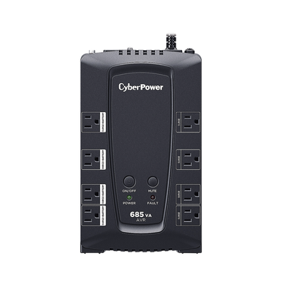 [N4-CP685AVRG-191685] UPS de 685 VA/390 W, Topología Línea Interactiva, Entrada 120 Vca NEMA 5-15P, Tipo Gabinete Compacto, Con 8 Tomas NEMA 5-15R