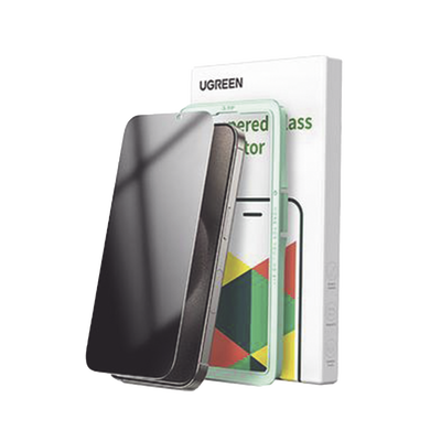 [N4-45976-235479] Protector de pantalla UGREEN HD con marco de instalación para iPhone 16 Pro Max (paquete de 1)