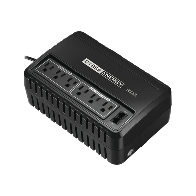 [N4-OM500A-80864] UPS de 500 VA, Topología Línea Interactiva, Entrada 120 Vca NEMA 5-15P, y 6 Salidas NEMA 5-15R, Con Regulador de Voltaje (AVR)
