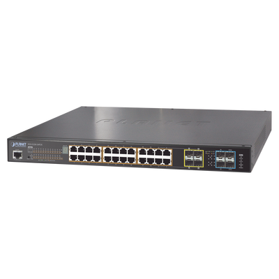 [N4-SGS-5220-24P2X-85881] Switch administrable L2+ Stack de 24 puertos PoE+ 802.3at + 2 Puertos 10G SFP /440W
