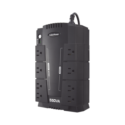 [N4-CP550SLG-80795] UPS de 550 VA/330 W, Topología Standby, Entrada 120 Vca NEMA 5-15P, Tipo Gabinete Compacto, Con 8 Tomas NEMA 5-15R