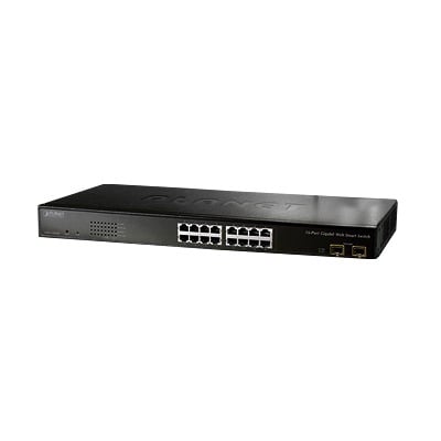 [N4-GSW-1602SF-66797] Switch gigabit administrable L2 de 16 puertos 10/100/1000 Mbps con 2 puertos gigabit/SFP compartidos